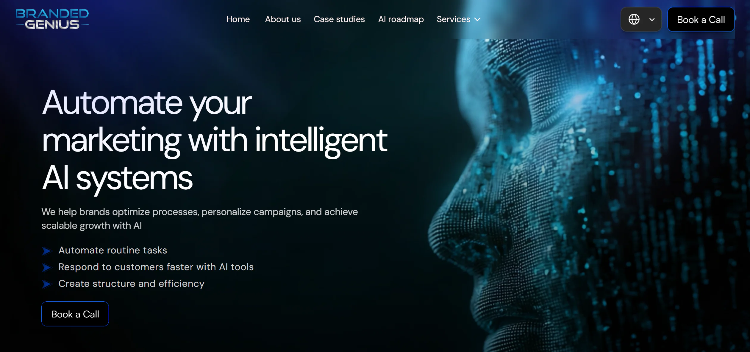 Branded Genius website design