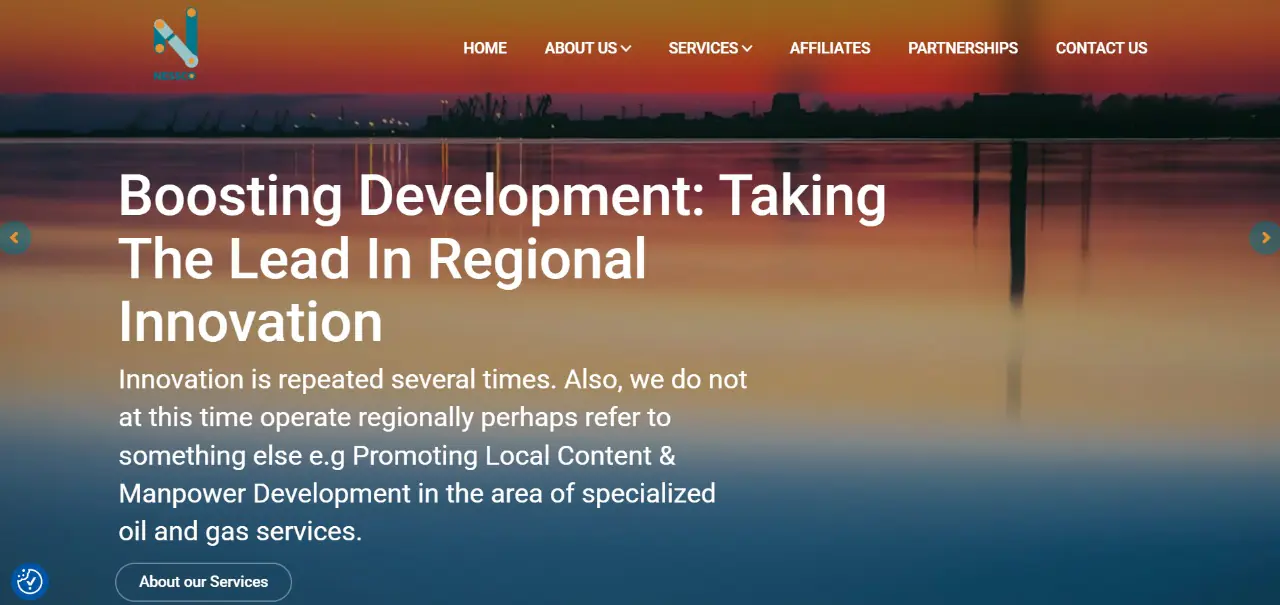 NESSCO website design